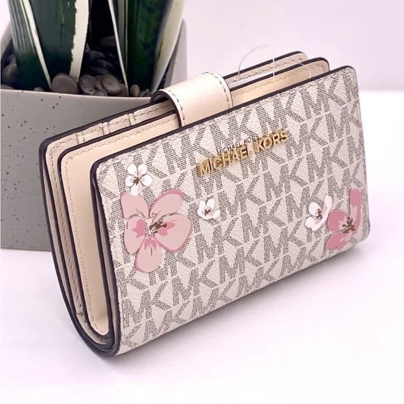 Michael Kors Handbags - Michael Kors Floral Medium Bifold Wallet